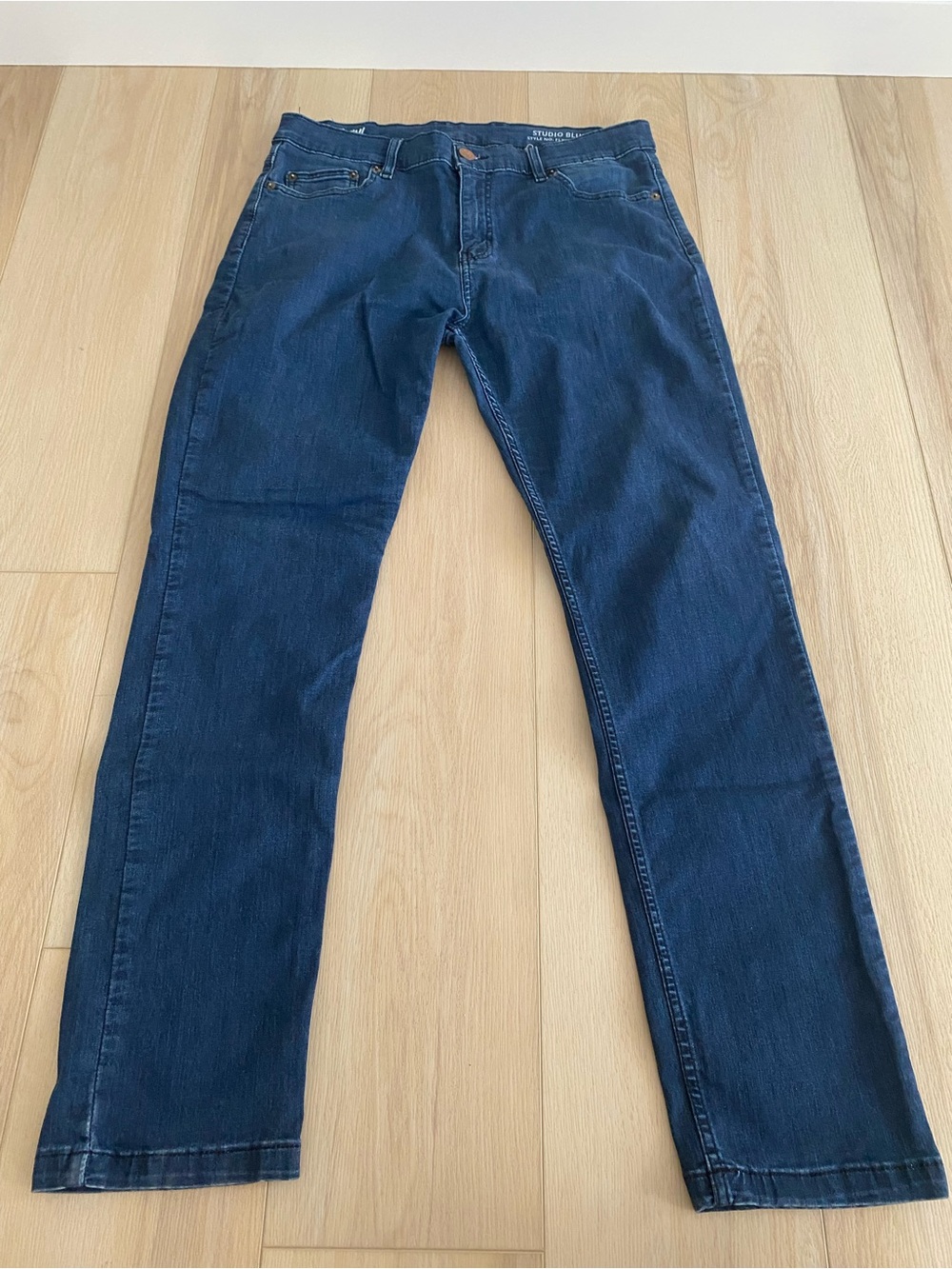 Mugsy Jeans Blue Mens Studio Blue FLX3NSB 35x32 Stretch Denim Pants